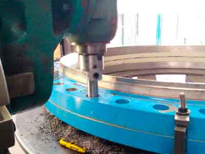 Mecanizado unión y porta sello central laja andritz